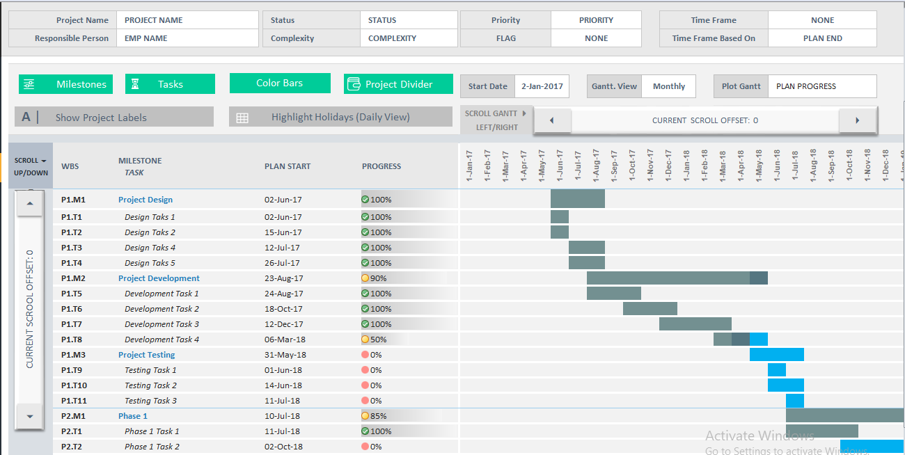 new gantt chart1 gantt chart