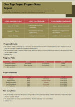 project status report template