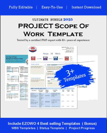 Project scope of work template