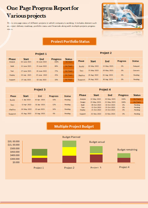 project progress report template project progress report template